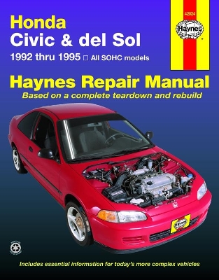 Book cover for Honda Civic & Del Sol (92 - 95)