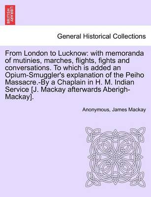 Book cover for From London to Lucknow