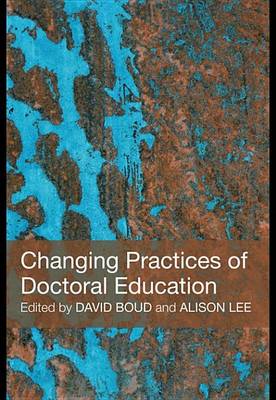 Book cover for Changing Practices of Doctoral Education