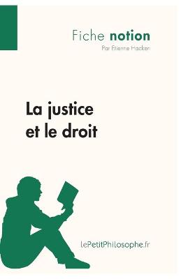 Book cover for La justice et le droit (Fiche notion)