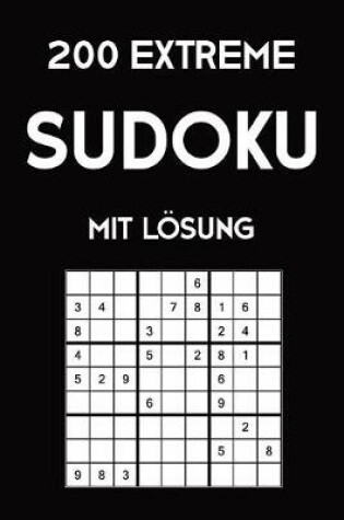 Cover of 200 extreme Sudoku mit Lösung