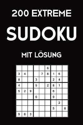 Book cover for 200 extreme Sudoku mit Lösung