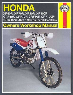 Book cover for HM Honda XR50R XR70R USE9781620922398 - OP