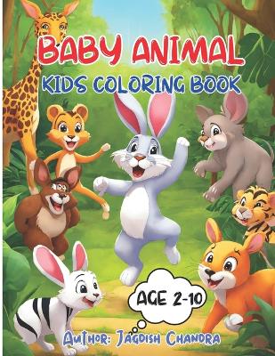 Book cover for Baby Animal Kids Coloring Book