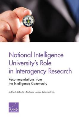 Book cover for National Intelligence University's Role in Interagency Research