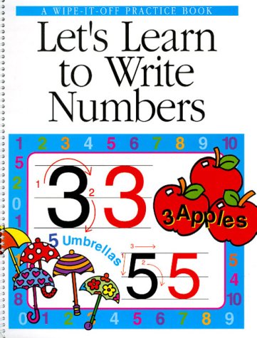 Book cover for Let's Learn to Write Numbers