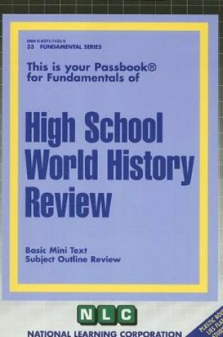 Cover of HIGH SCHOOL WORLD HISTORY REVIEW