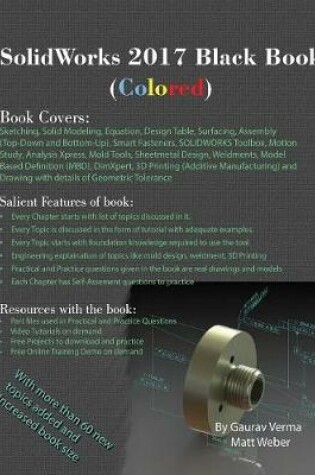 Cover of SolidWorks 2017 Black Book (Colored)