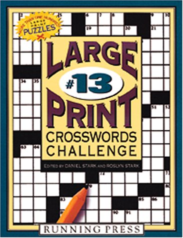 Cover of Large Print Crosswords Challenge