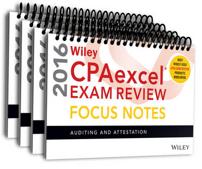 Cover of Wiley CPAexcel Exam Review 2016 Focus Notes