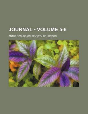 Book cover for Journal (Volume 5-6)