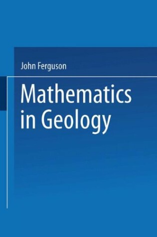 Cover of Mathematics in Geology