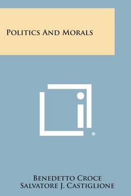 Cover of Politics and Morals