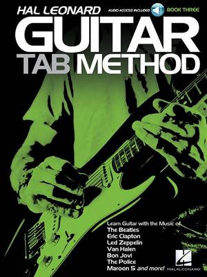 Book cover for Hal Leonard Guitar TAB method book 3