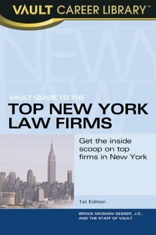 Cover of Vault Guide to the Top New York Law Firms