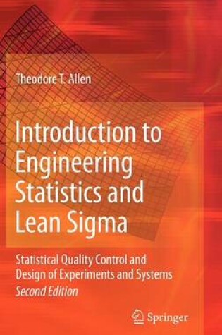 Cover of Introduction to Engineering Statistics and Lean Sigma