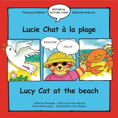 Cover of Lucy Cat at the Beach/Lucie Chat à la plage