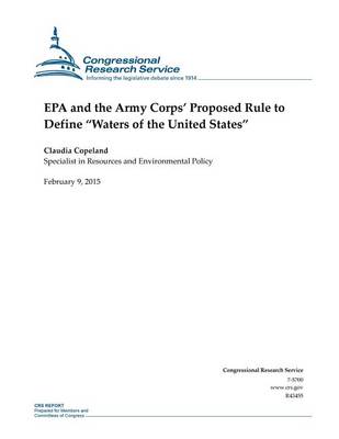 Cover of EPA and the Army Corps' Proposed Rule to Define "Waters of the United States"