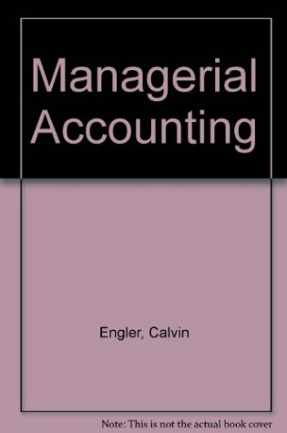 Cover of Managerial Accounting