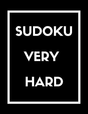 Book cover for Sudoku Very Hard