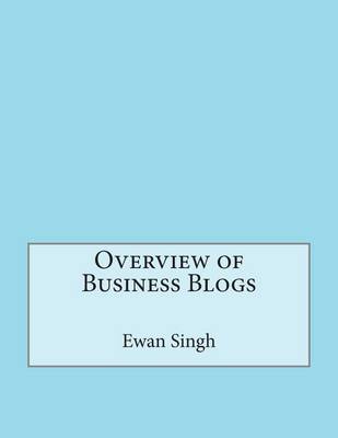 Book cover for Overview of Business Blogs