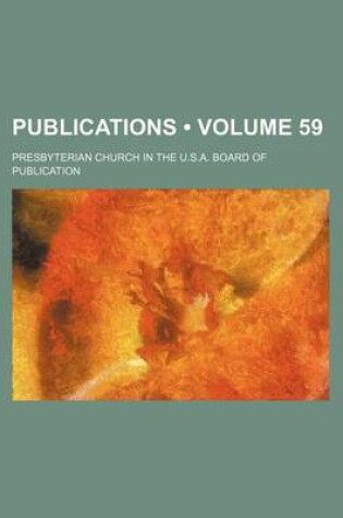 Cover of Publications (Volume 59)