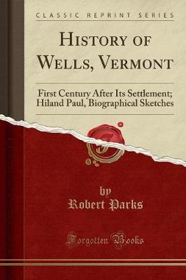 Book cover for History of Wells, Vermont