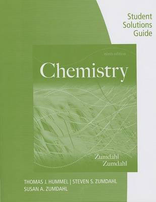 Book cover for Student Solutions Guide for Zumdahl/Zumdahl's Chemistry, 9th