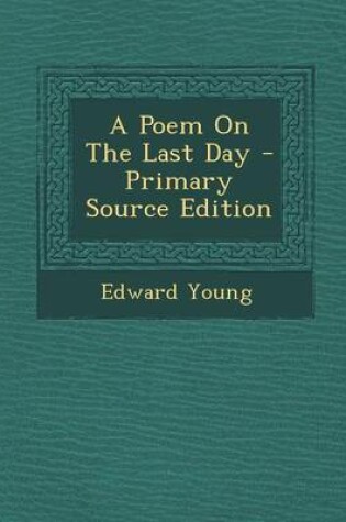 Cover of A Poem on the Last Day