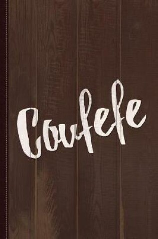 Cover of Coufefe Journal Notebook