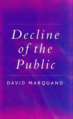 Book cover for Decline of the Public