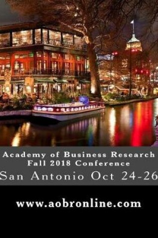 Cover of Academy of Business Research Fall 2018 Conference