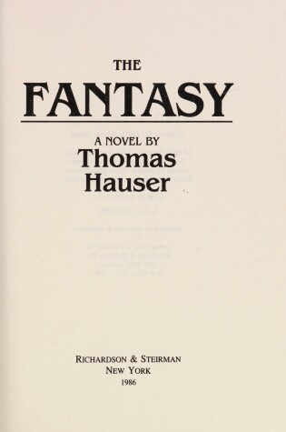 Cover of The Fantasy