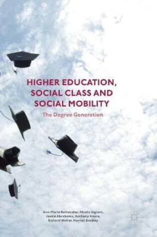 Cover of Higher Education, Social Class and Social Mobility