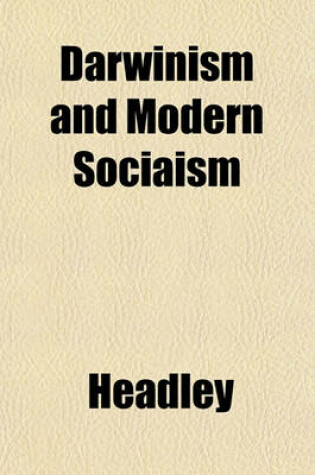 Cover of Darwinism and Modern Sociaism