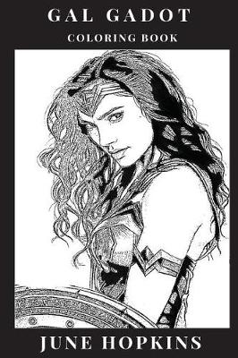 Book cover for Gal Gadot Coloring Book