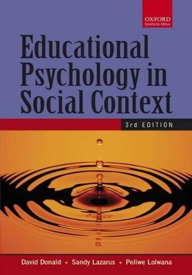 Book cover for Educational Psychology in Social Context