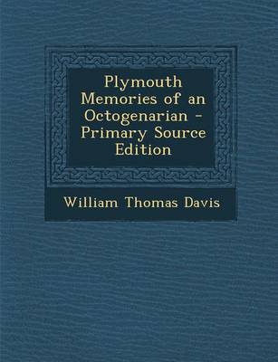 Book cover for Plymouth Memories of an Octogenarian