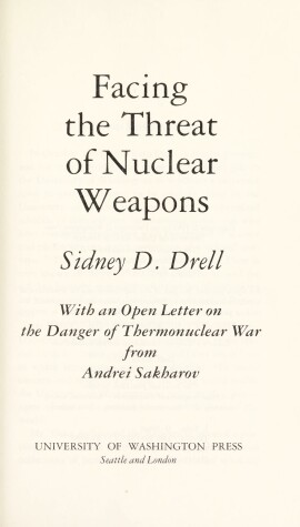 Book cover for Facing the Threat of Nuclear Weapons