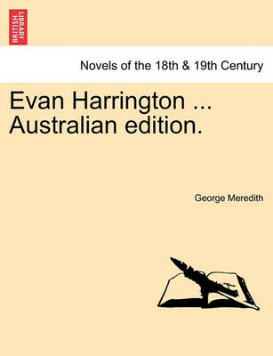 Book cover for Evan Harrington ... Australian Edition.