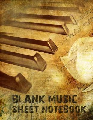 Cover of Blank Music Sheet Notebook