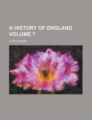 Book cover for A History of England Volume 7