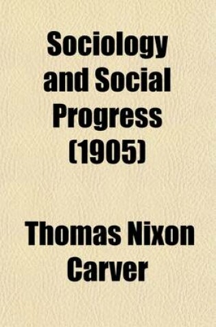 Cover of Sociology and Social Progress