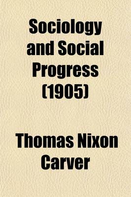 Book cover for Sociology and Social Progress