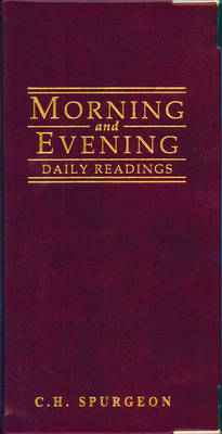 Book cover for Morning And Evening - Burgundy
