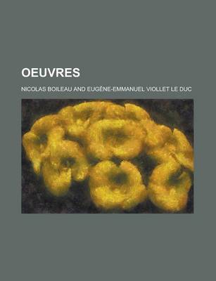 Book cover for Oeuvres