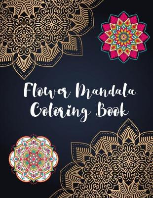 Book cover for Flower Mandala Coloring Book