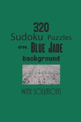 Book cover for 320 Sudoku Puzzles on Jade background with solutions