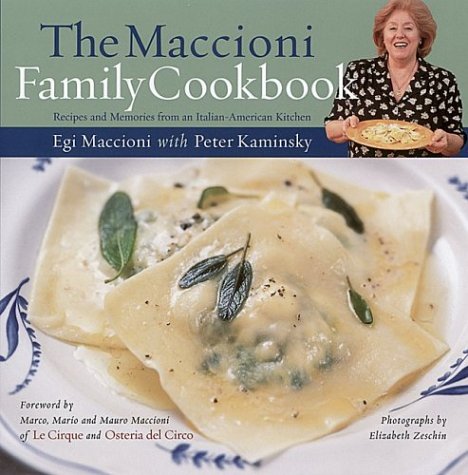 Book cover for Maccioni Family Cookbook