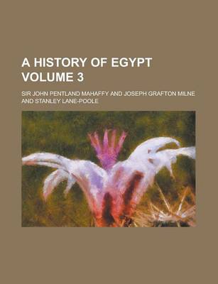 Book cover for A History of Egypt Volume 3